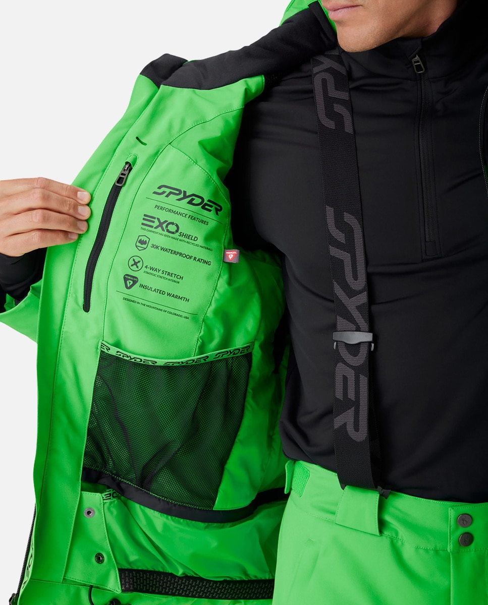 Imagen 5 de Chaqueta de esquí de hombre TITAN Spyder - Verde Verde