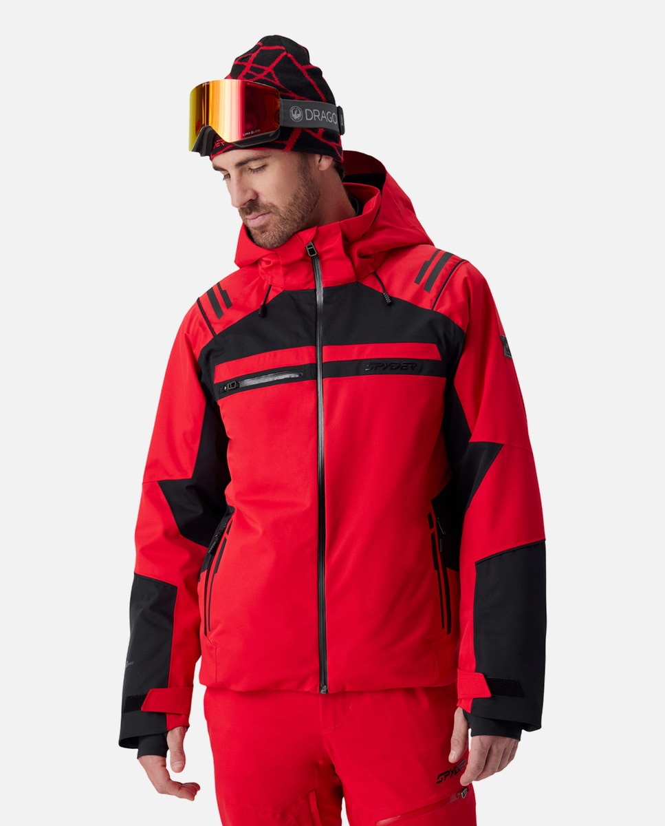 Chaqueta de esquí de hombre TITAN Spyder - Rojo Rojo-1