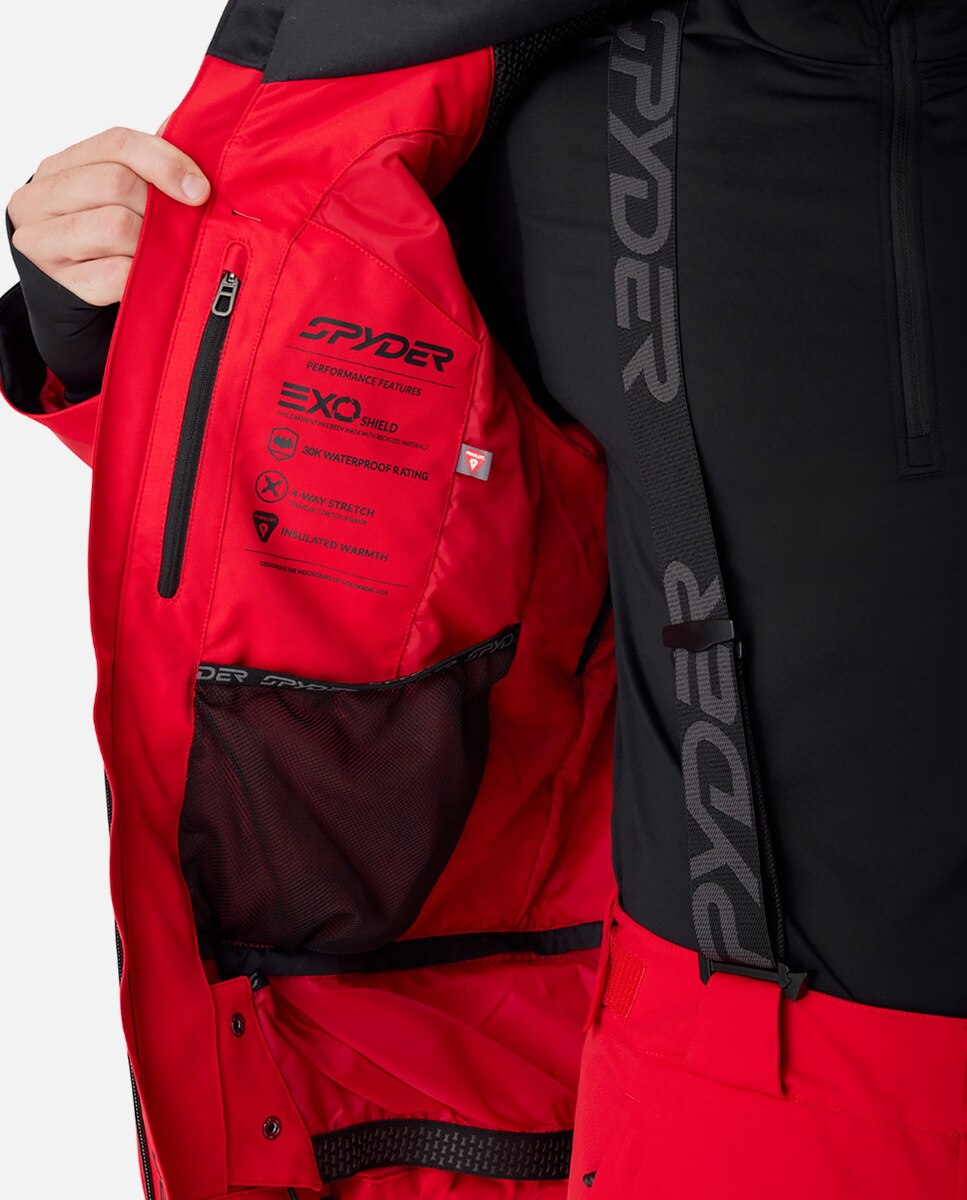 Chaqueta de esquí de hombre TITAN Spyder - Rojo Rojo-5