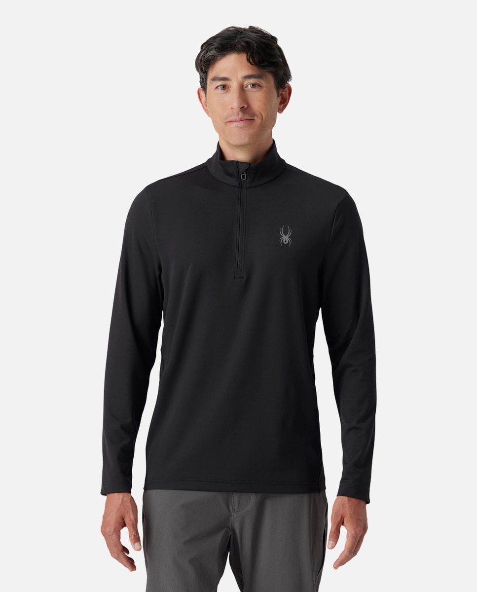 Camiseta térmicade hombre Prospect 1/2 Zip Spyder - Negro Negro-1