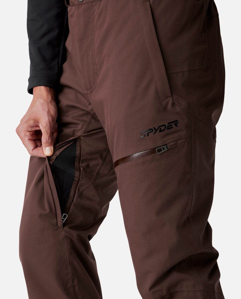 Imagen 3 de Pantalón de esquí de hombre DARE Spyder - Naranja Marrón
