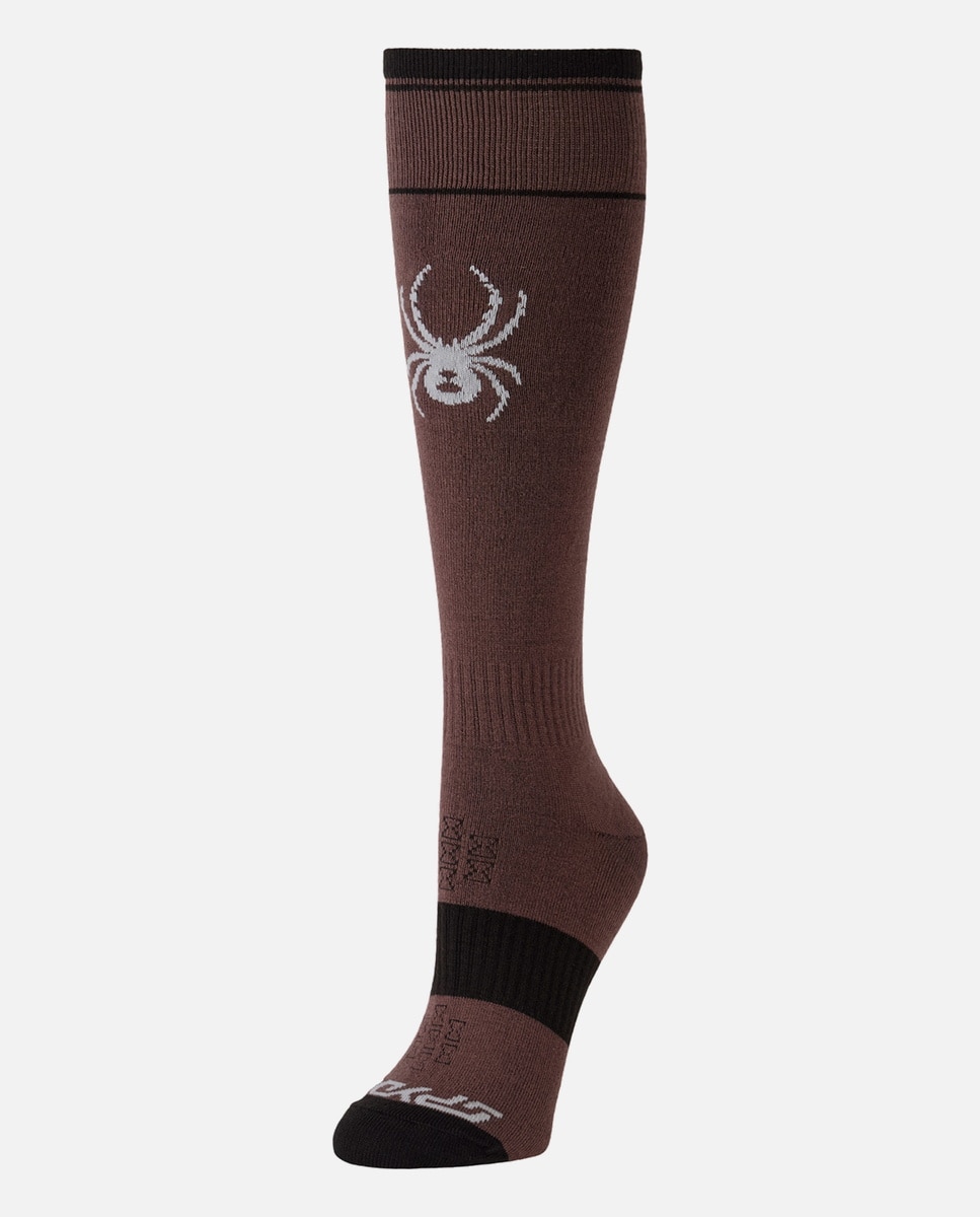 Calcetines de esquí de mujer WOMENS PRO LINER Spyder - Marrón Marrón-1