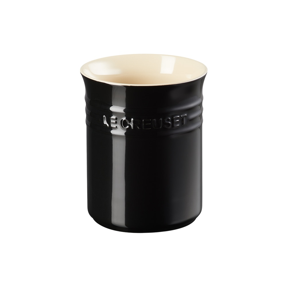 Bote para espátulas de cerámica de gres Le Creuset - Negro Negro-1