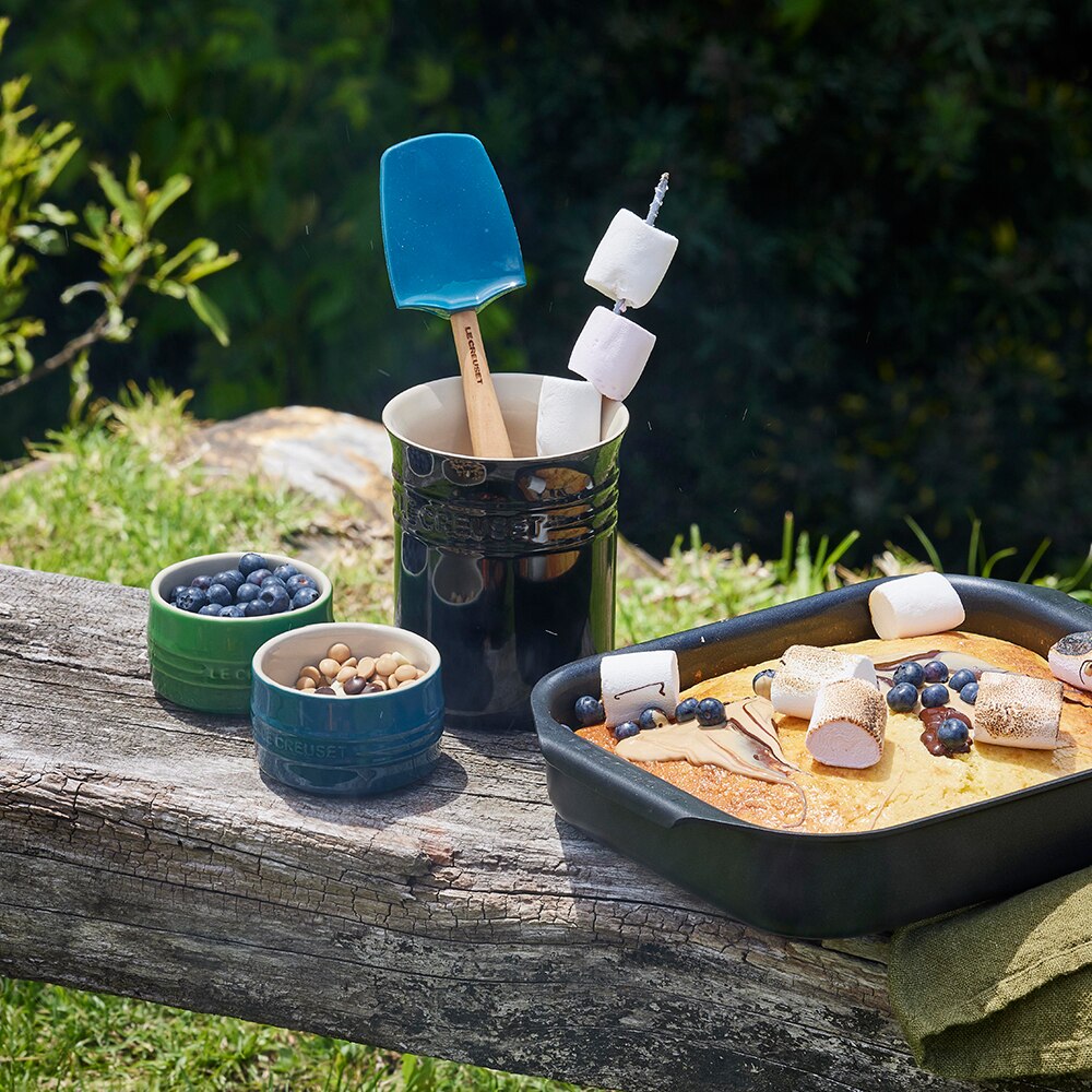 Bote para espátulas de cerámica de gres Le Creuset - Negro Negro-3