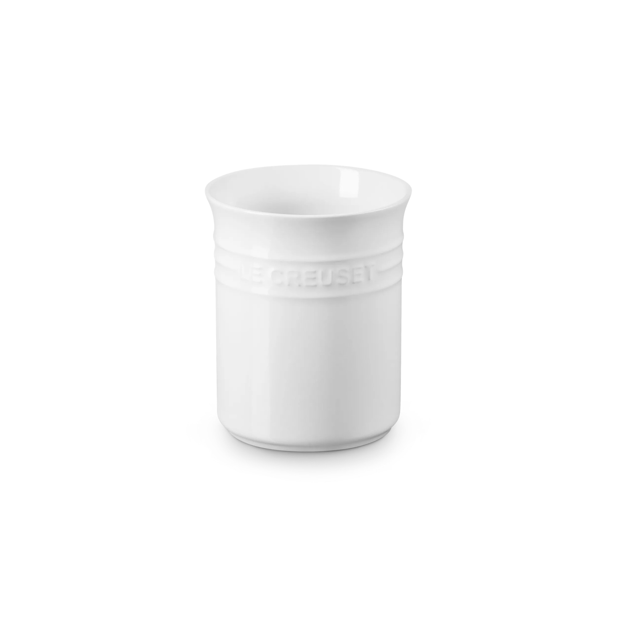 Bote para espátulas de cerámica de gres Le Creuset - Blanco Blanco-1