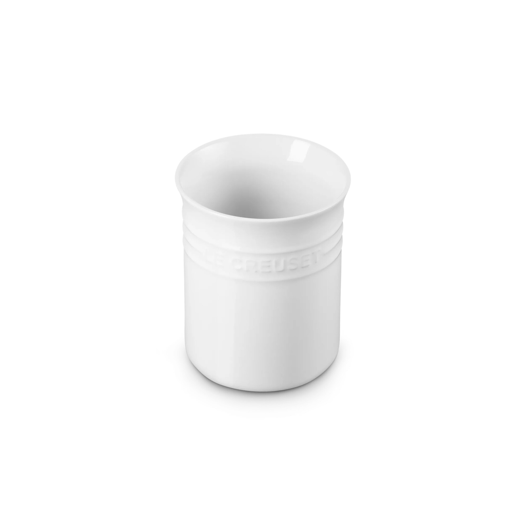 Bote para espátulas de cerámica de gres Le Creuset - Blanco Blanco-2