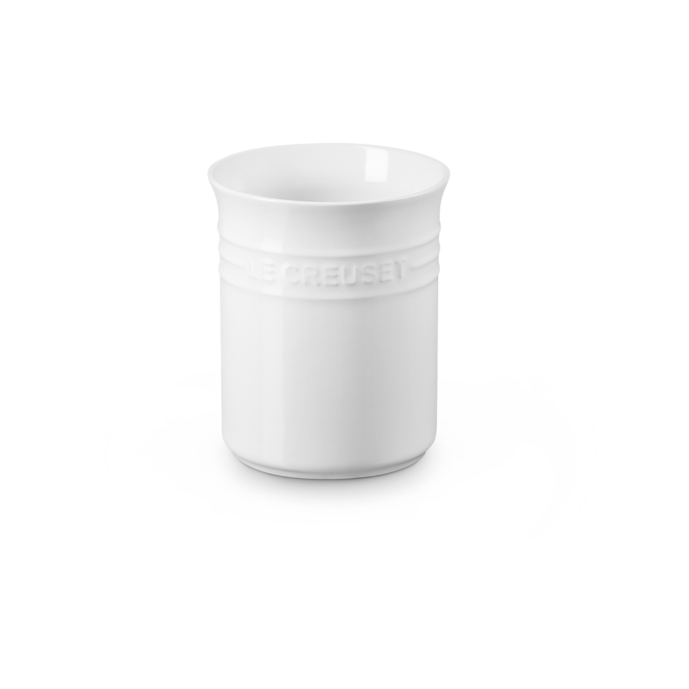 Bote para espátulas de cerámica de gres Le Creuset - Blanco Blanco-3