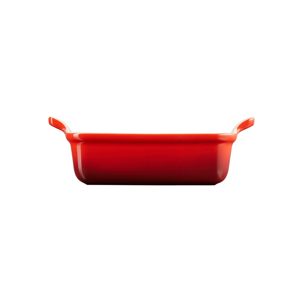 Bandeja rectangular Heritage de cerámica de gres Le Creuset - Cereza 19 cm Cereza-2