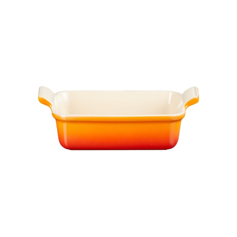 Bandeja rectangular Heritage de cerámica de gres Le Creuset - Volcánico 19 cm Volcánico-1
