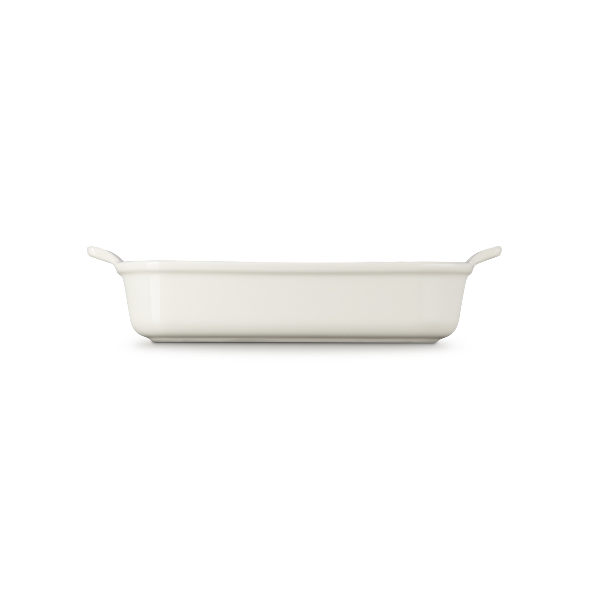 Bandeja rectangular Heritage de cerámica de gres Le Creuset - Crema 32 cm Crema-3