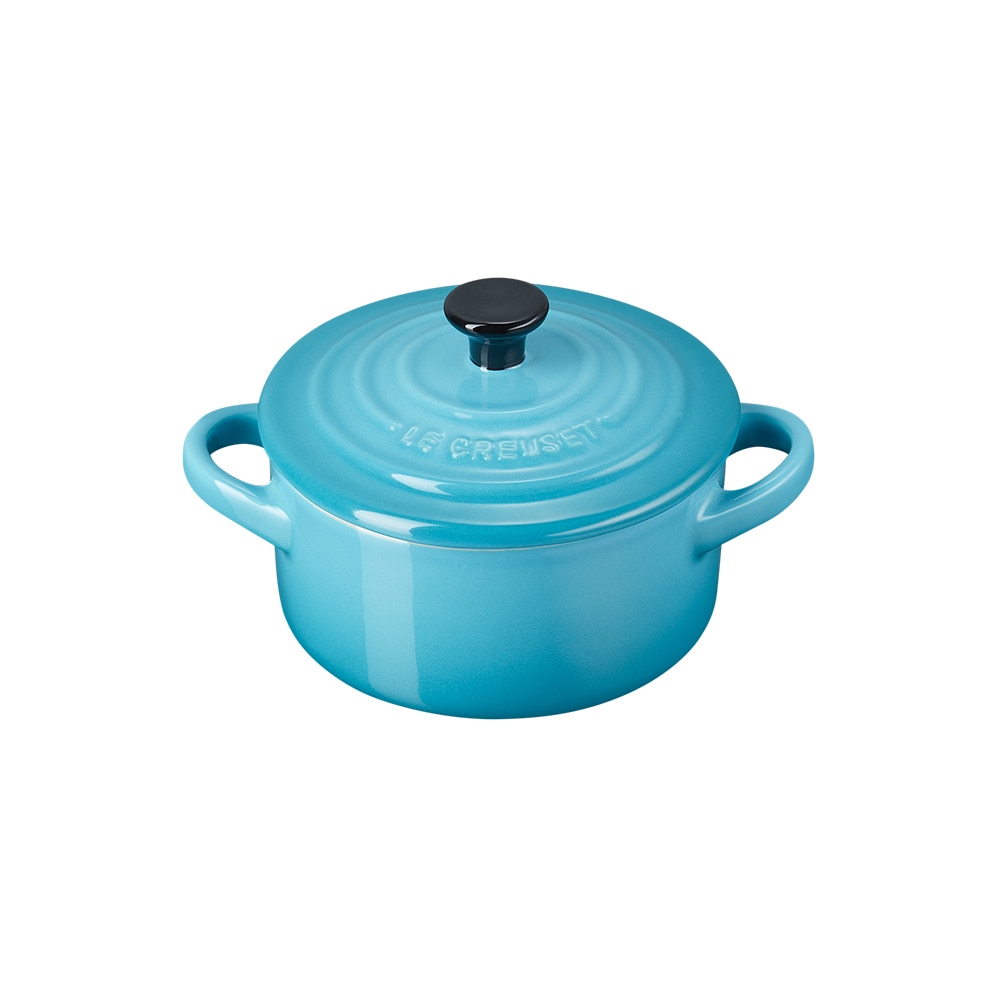 Le Creuset Mini cocotte rotonda in gres porcellanato con coperchio, 8