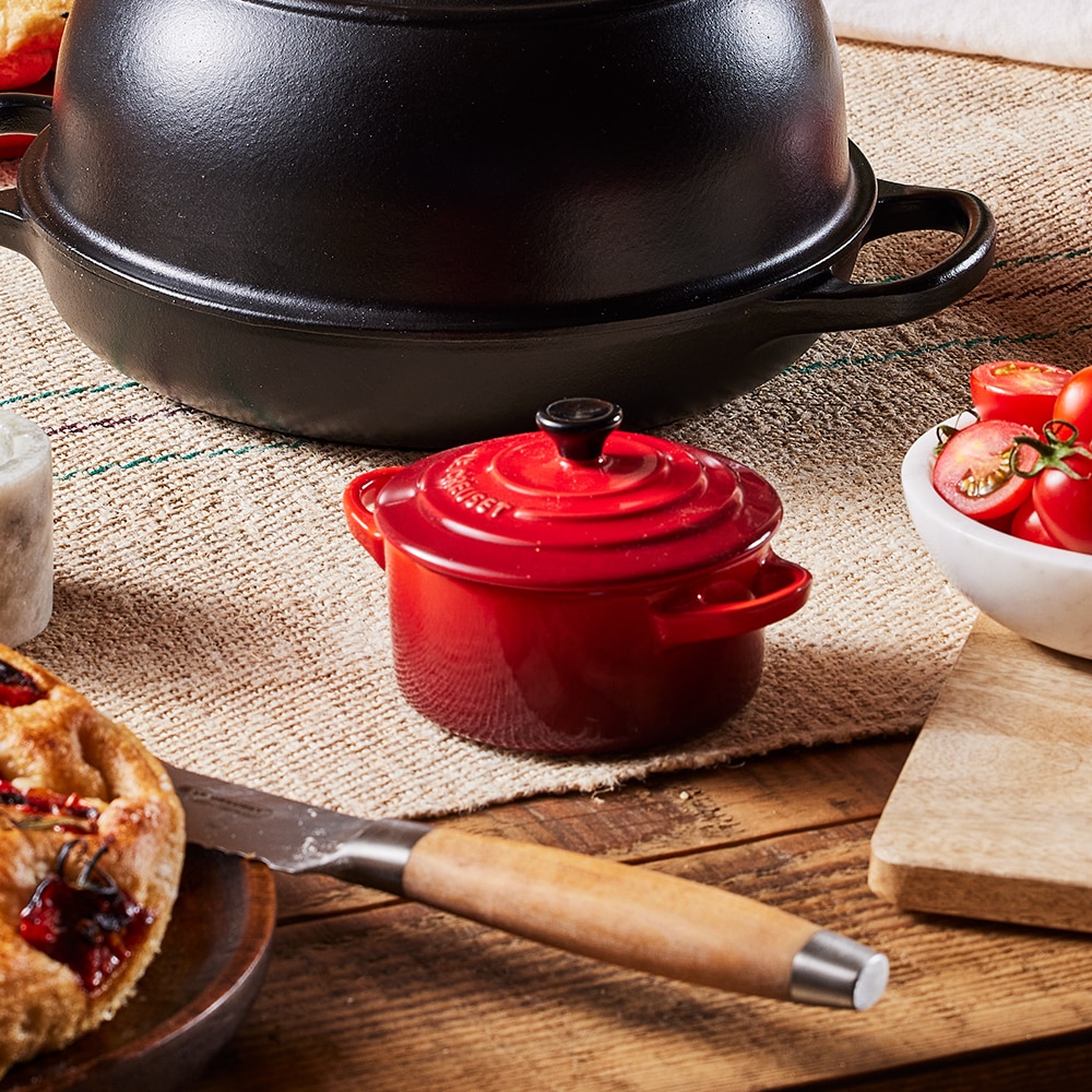 Mini cocotte cerámica de gres Le Creuset - Cereza Cereza-3
