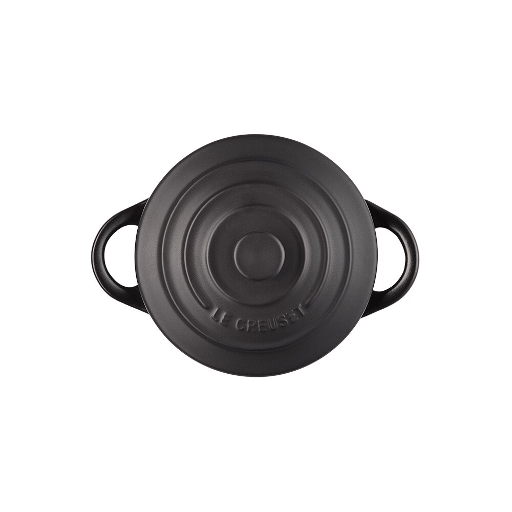 Mini cocotte cerámica de gres Le Creuset - Negro mate Negro mate-2