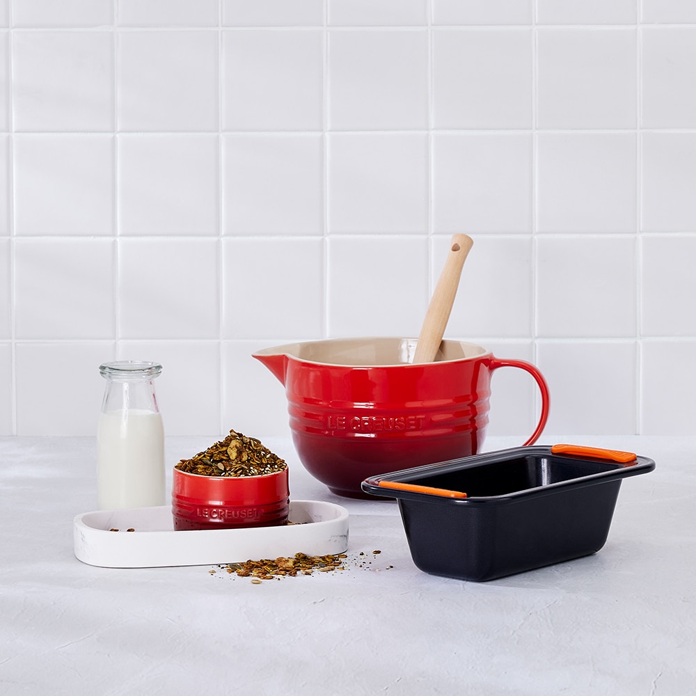 Bowl para mezclas cerámica de gres Le Creuset - Cereza Cereza-3