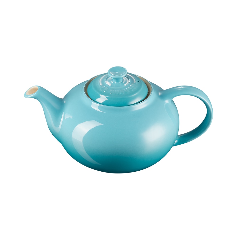 Tetera clásica de cerámica gres Le Creuset - Turquesa Turquesa-1