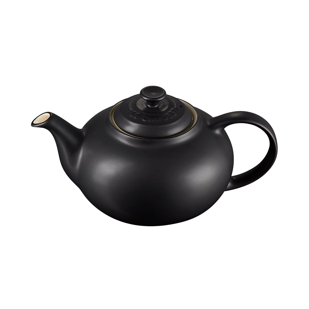 Tetera clásica de cerámica gres Le Creuset - Negro mate Negro mate-1