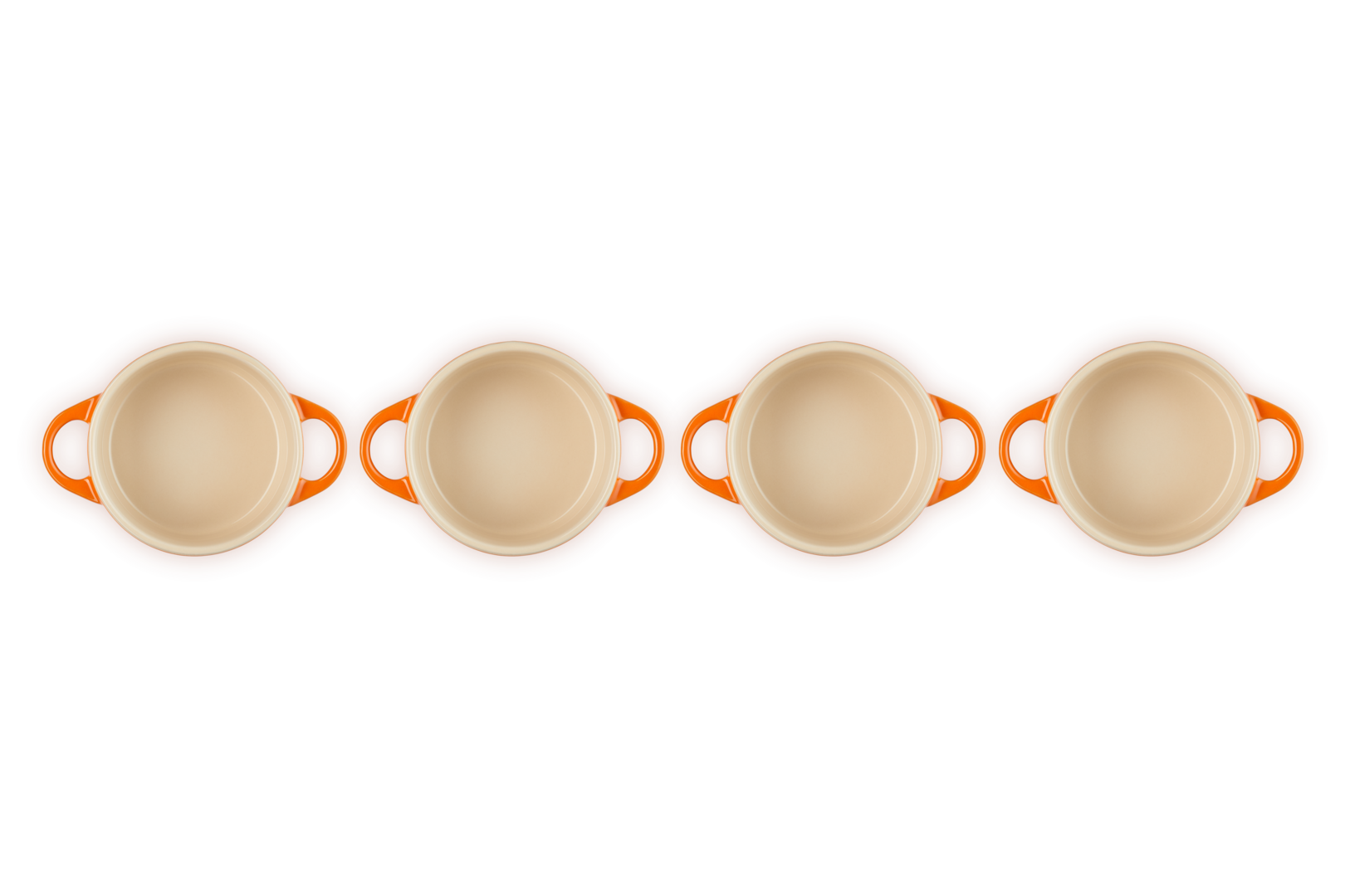Set de 4 mini cocottes de cerámica de gres Le Creuset - Volcánico 10 cm Volcánico-3