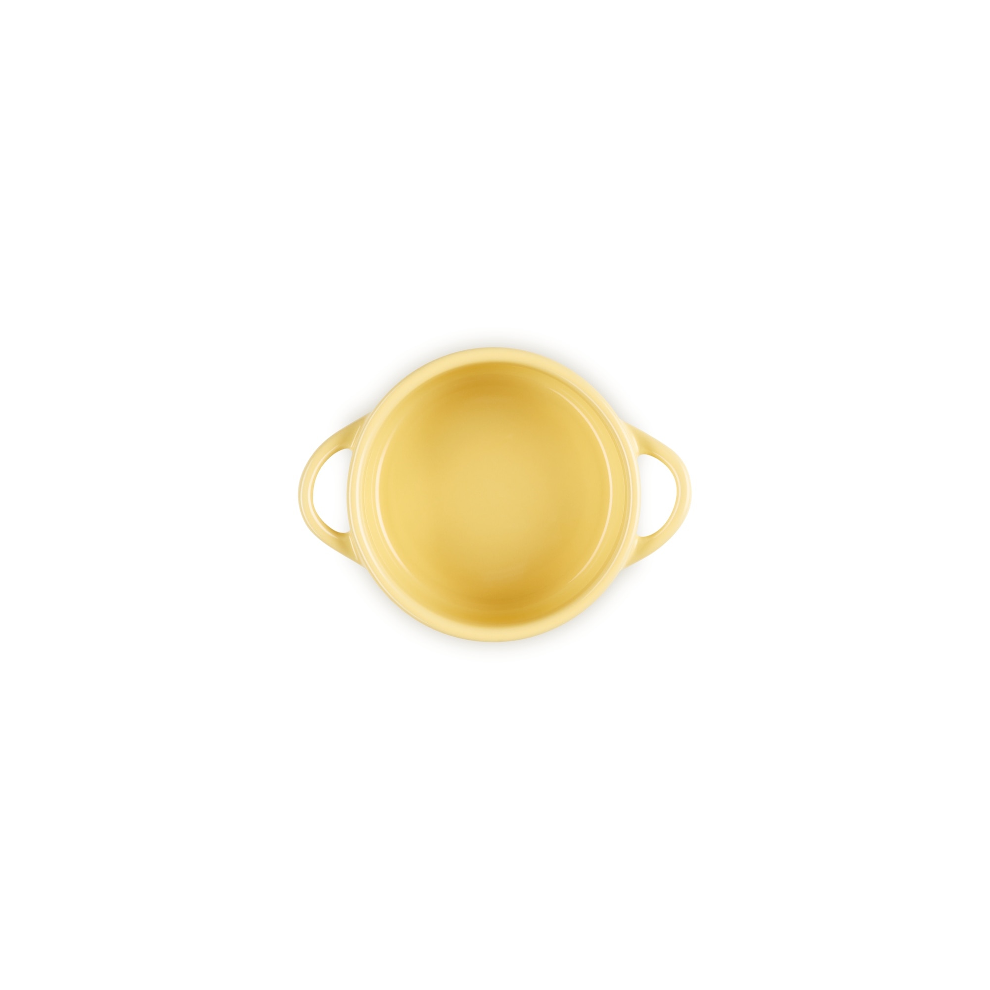 Mini cocotte cerámica de gres Le Creuset - Amarillo pastel Amarillo pastel-4