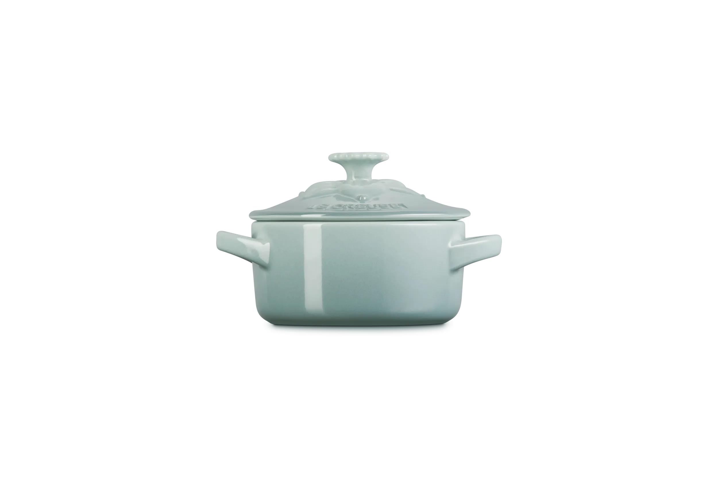 Mini cocotte cerámica de gres Le Creuset - Verde Agua Verde Agua-1