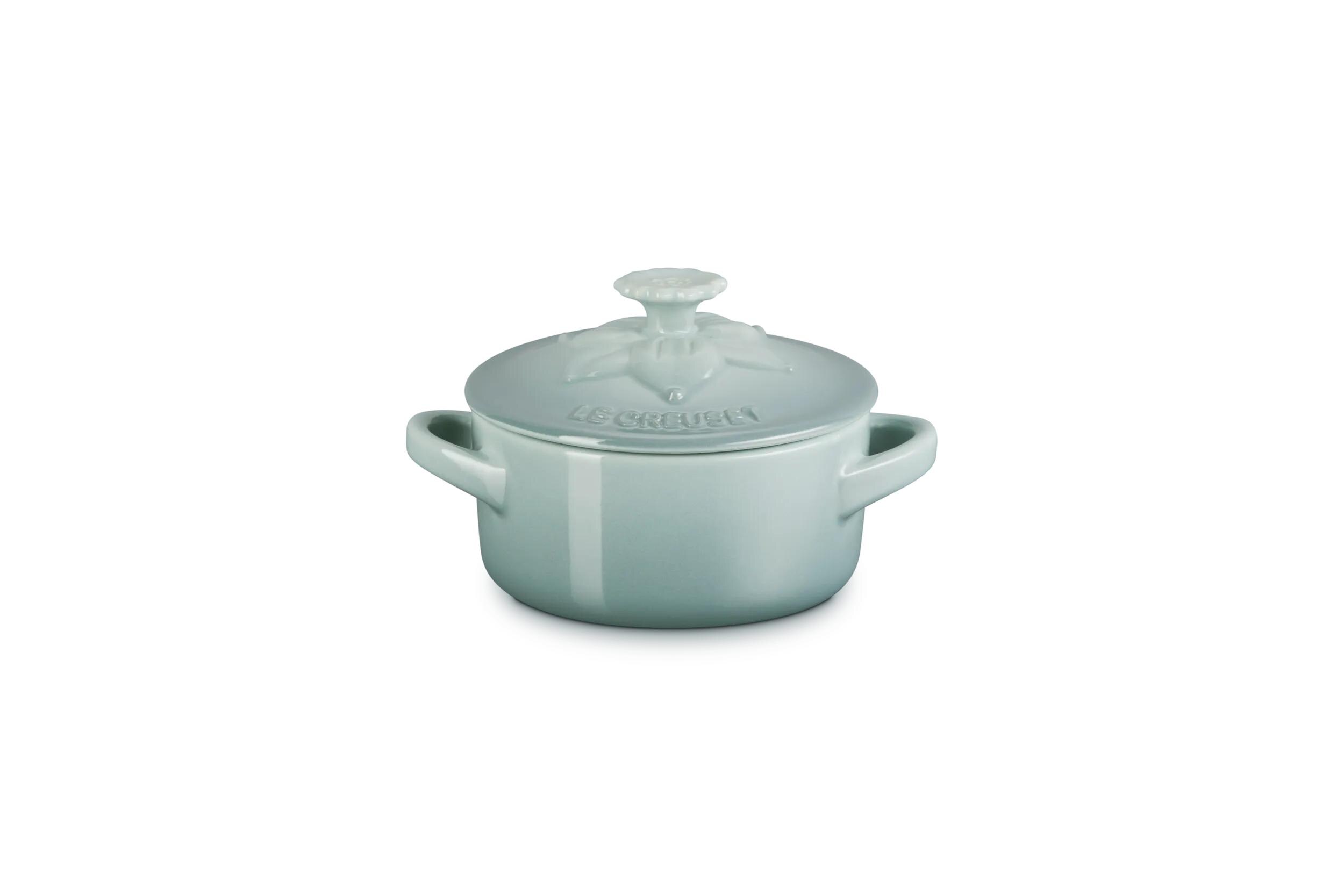 Mini cocotte cerámica de gres Le Creuset - Verde Agua Verde Agua-2