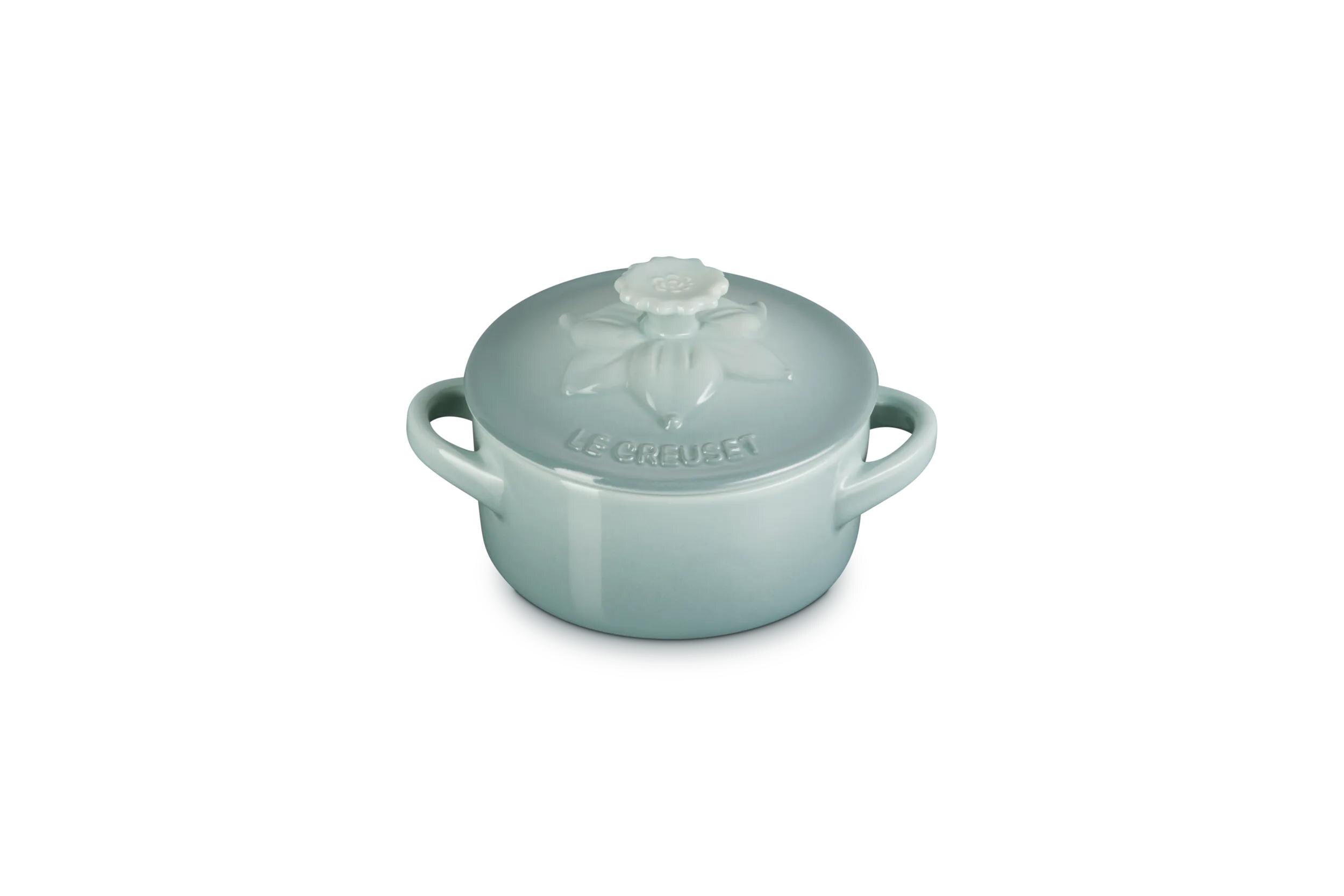 Mini cocotte cerámica de gres Le Creuset - Verde Agua Verde Agua-3