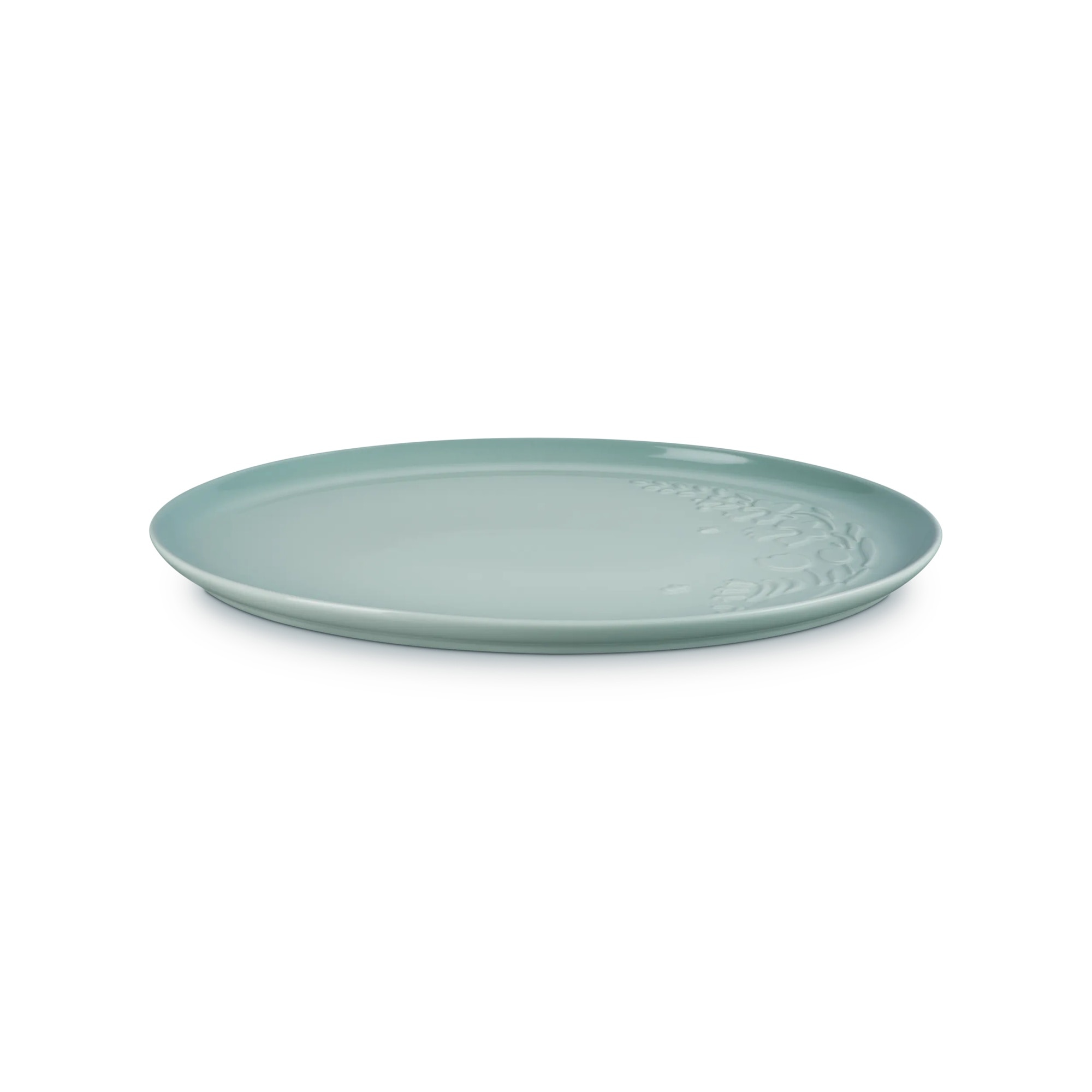 Imagen 2 de Bandeja ovalada Jardín Le Creuset - Verde claro 36 cm Verde claro