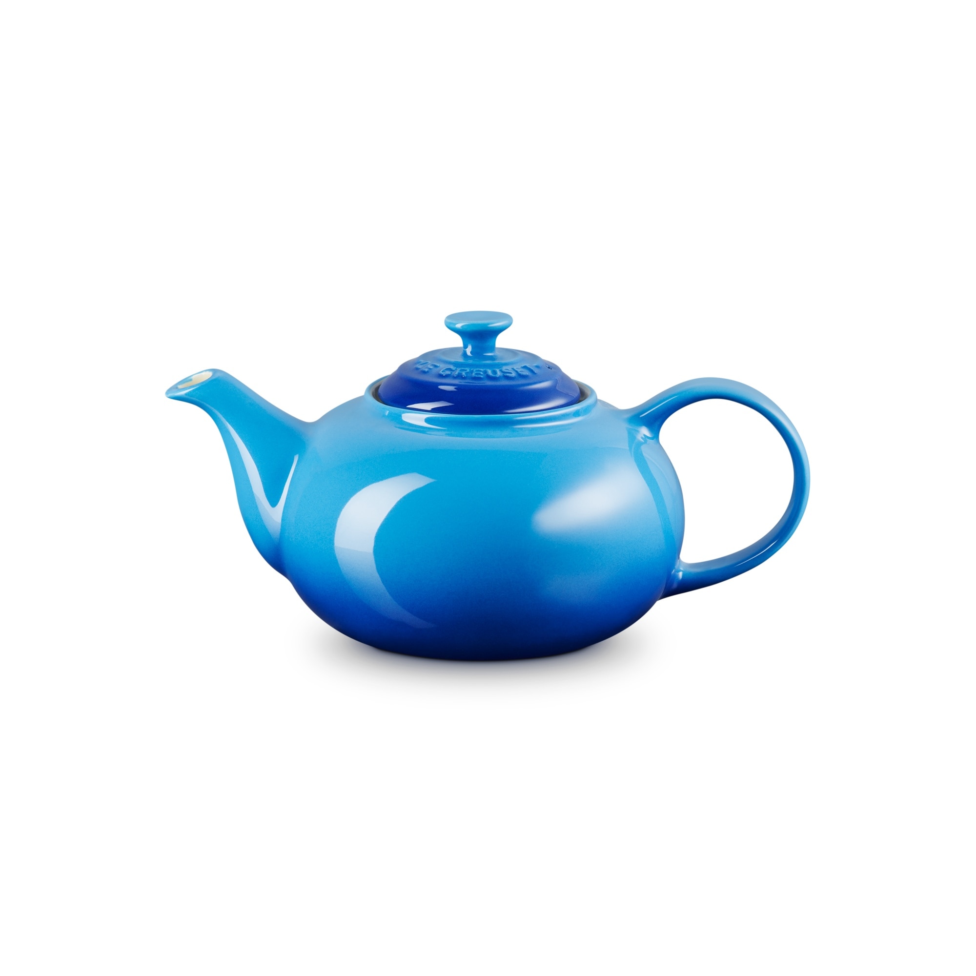 Tetera clásica de cerámica gres Le Creuset - Azulón Azulón-1
