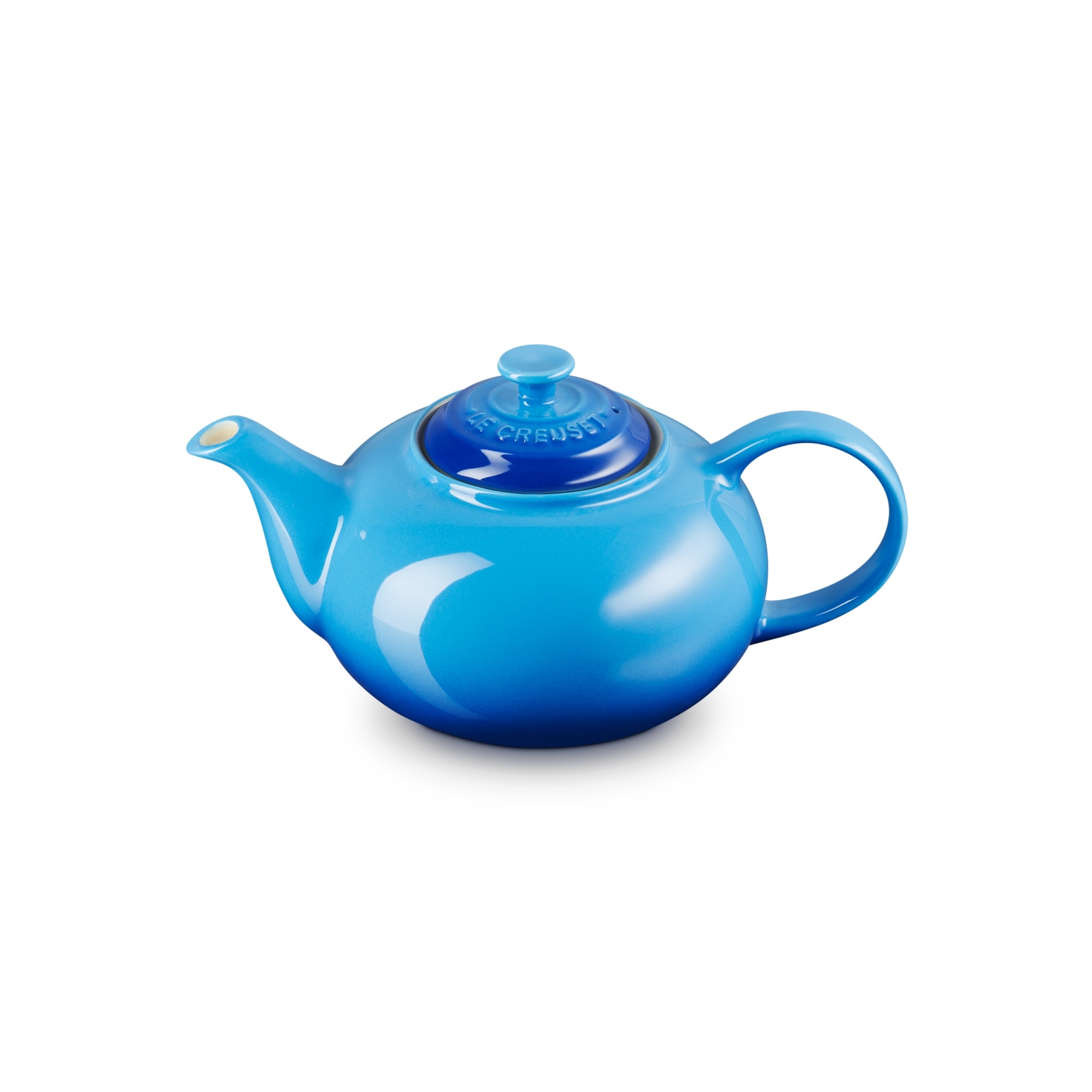 Tetera clásica de cerámica gres Le Creuset - Azulón Azulón-2