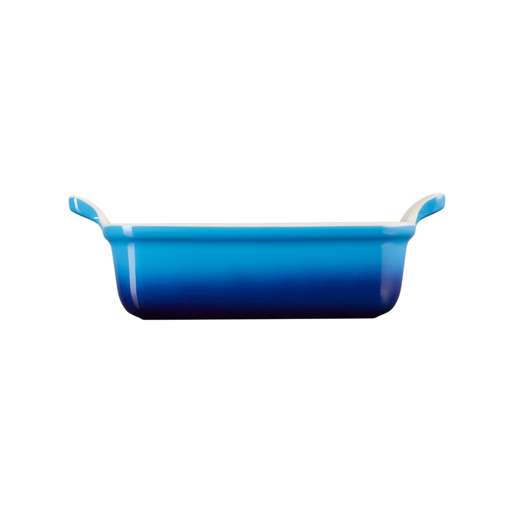 Bandeja rectangular Heritage de cerámica de gres Le Creuset - Azul 19 cm Azul-2
