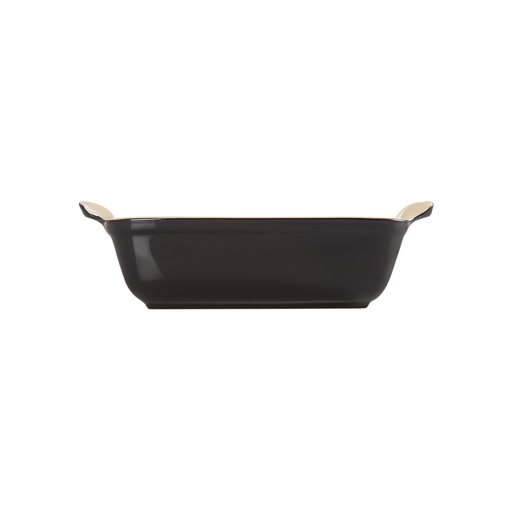 Bandeja rectangular Heritage de cerámica de gres Le Creuset - Negro Ónix 19 cm Negro Ónix-2
