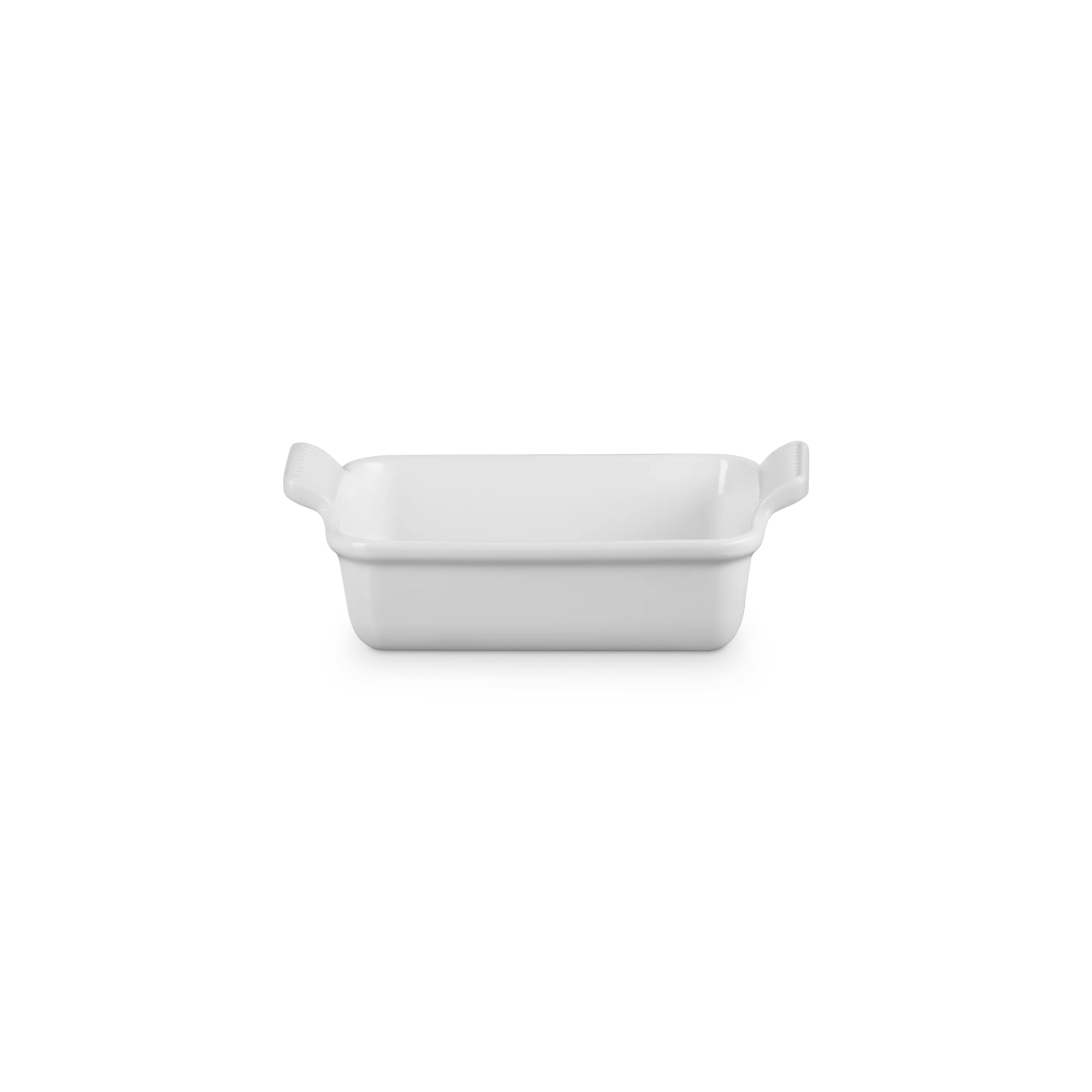 Bandeja rectangular Heritage de cerámica de gres Le Creuset - Blanco 19 cm Blanco-1