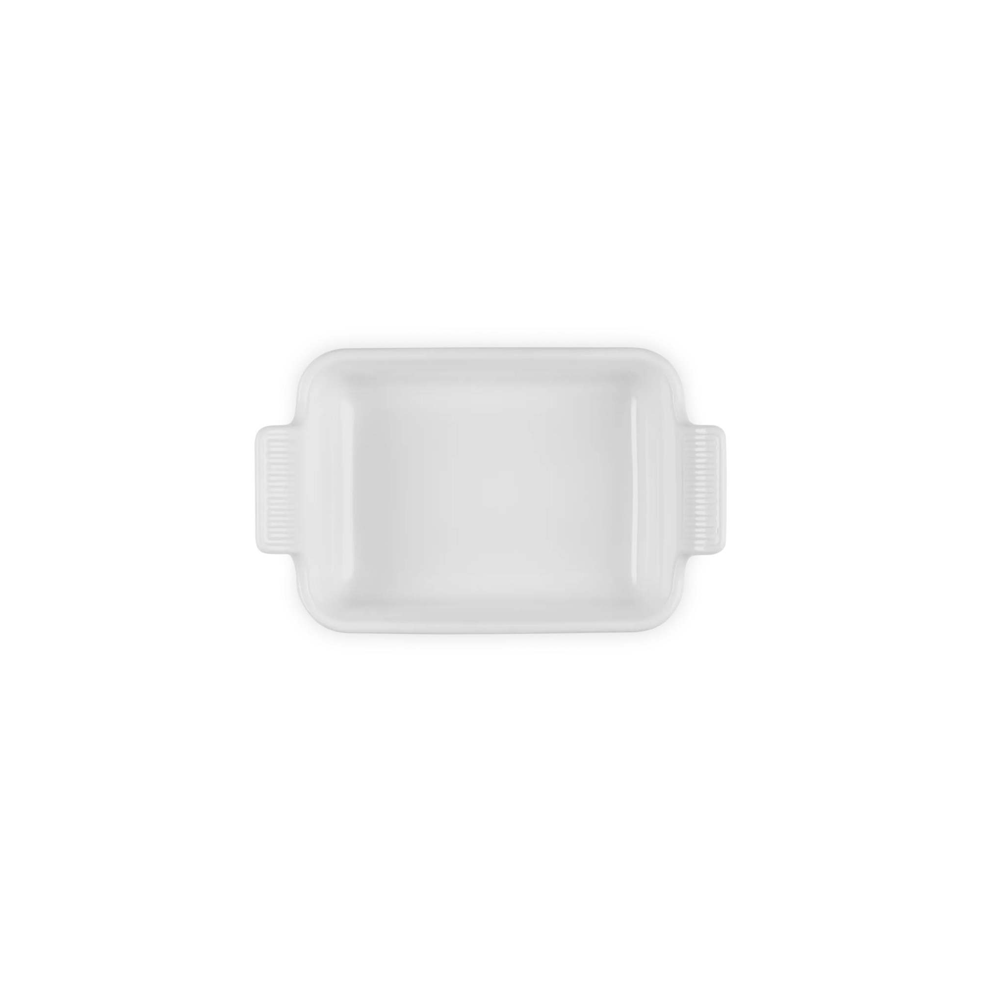 Bandeja rectangular Heritage de cerámica de gres Le Creuset - Blanco 19 cm Blanco-5