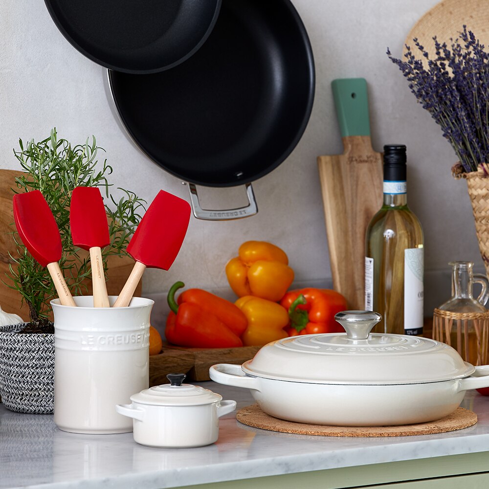 Bote para espátulas de cerámica de gres Le Creuset - Merengue Merengue-3