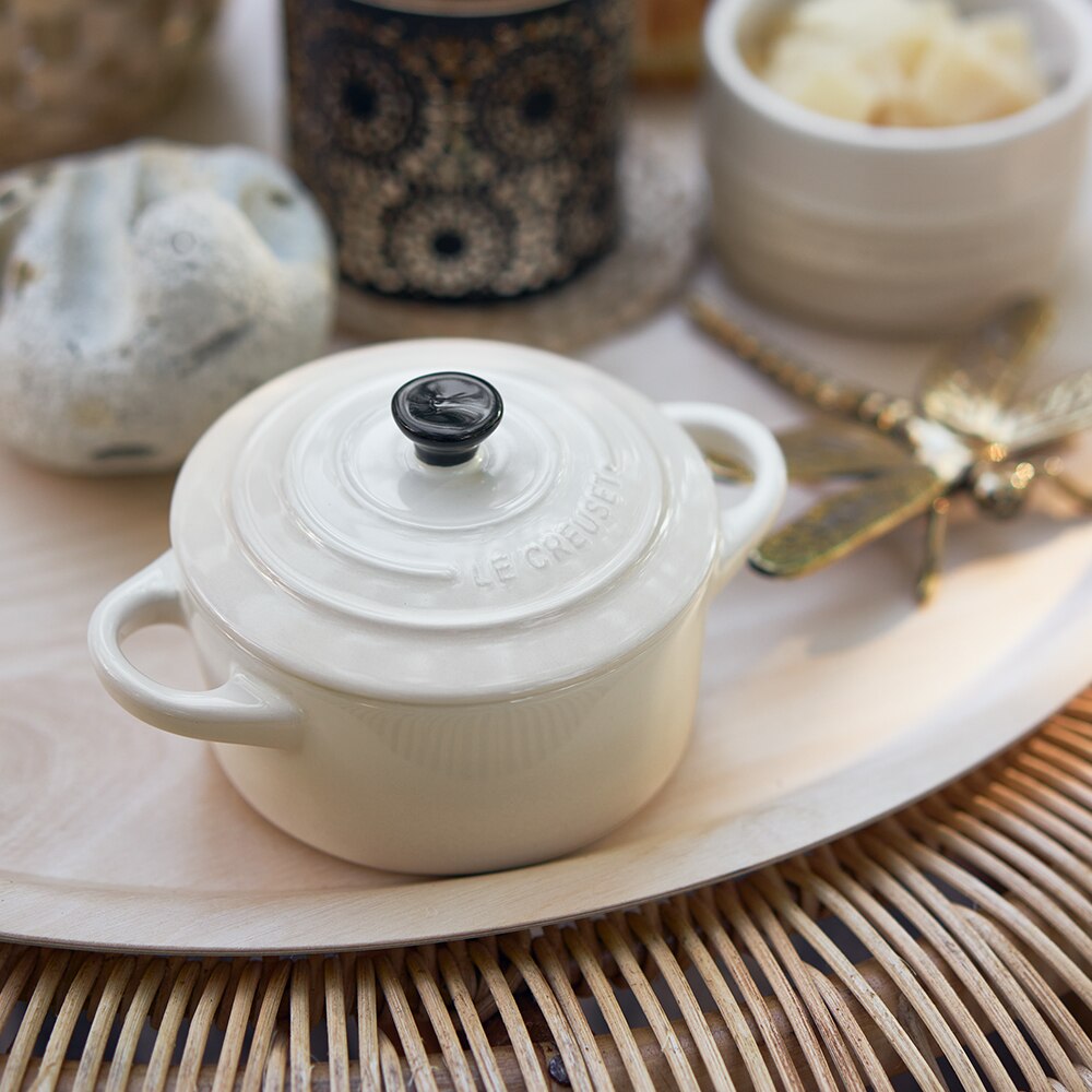 Mini cocotte cerámica de gres Le Creuset - Merengue Merengue-3