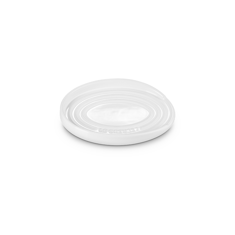 Reposa cuchara ovalada Le Creuset - Blanco Blanco-1