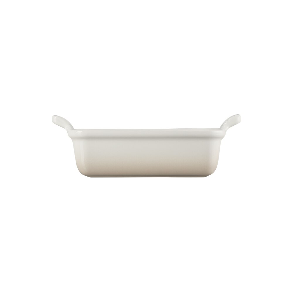 Bandeja rectangular Heritage de cerámica de gres Le Creuset - Merengue 19 cm Merengue-2