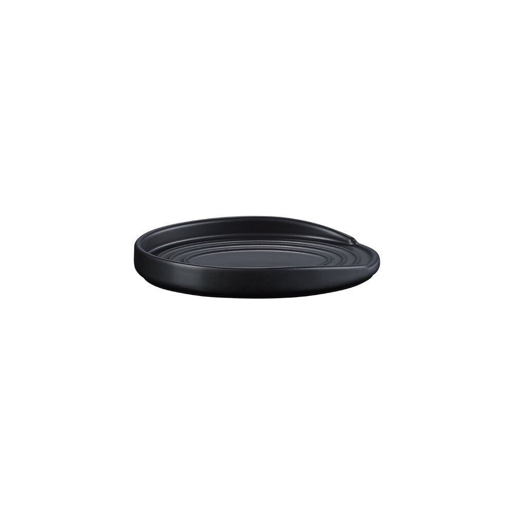 Imagen 2 de Reposa cuchara ovalada Le Creuset - Negro mate Negro mate