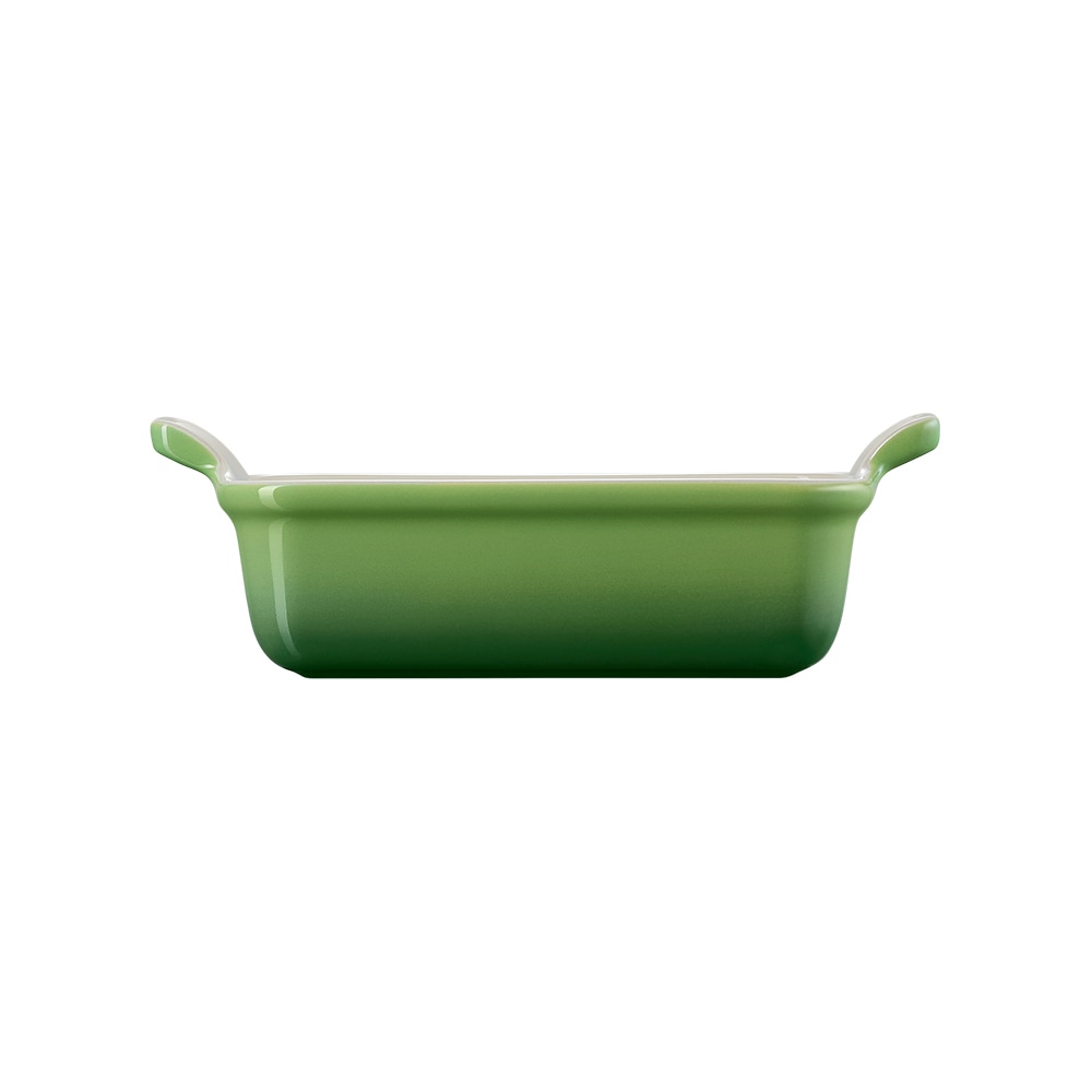 Bandeja rectangular Heritage de cerámica de gres Le Creuset - Verde 19 cm Verde-2