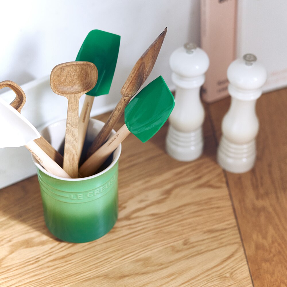 Bote para espátulas de cerámica de gres Le Creuset - Verde Verde-3