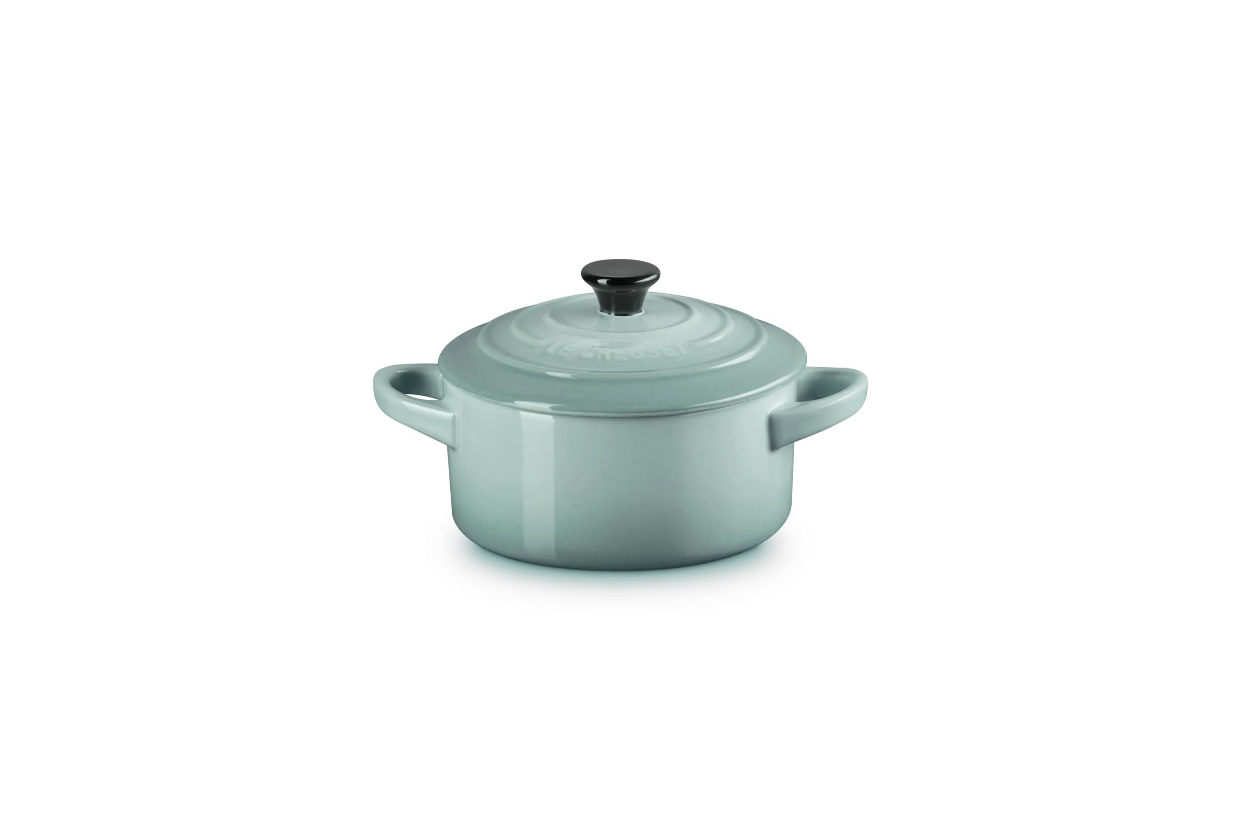 Mini cocotte cerámica de gres Le Creuset - Verde claro Verde claro-2
