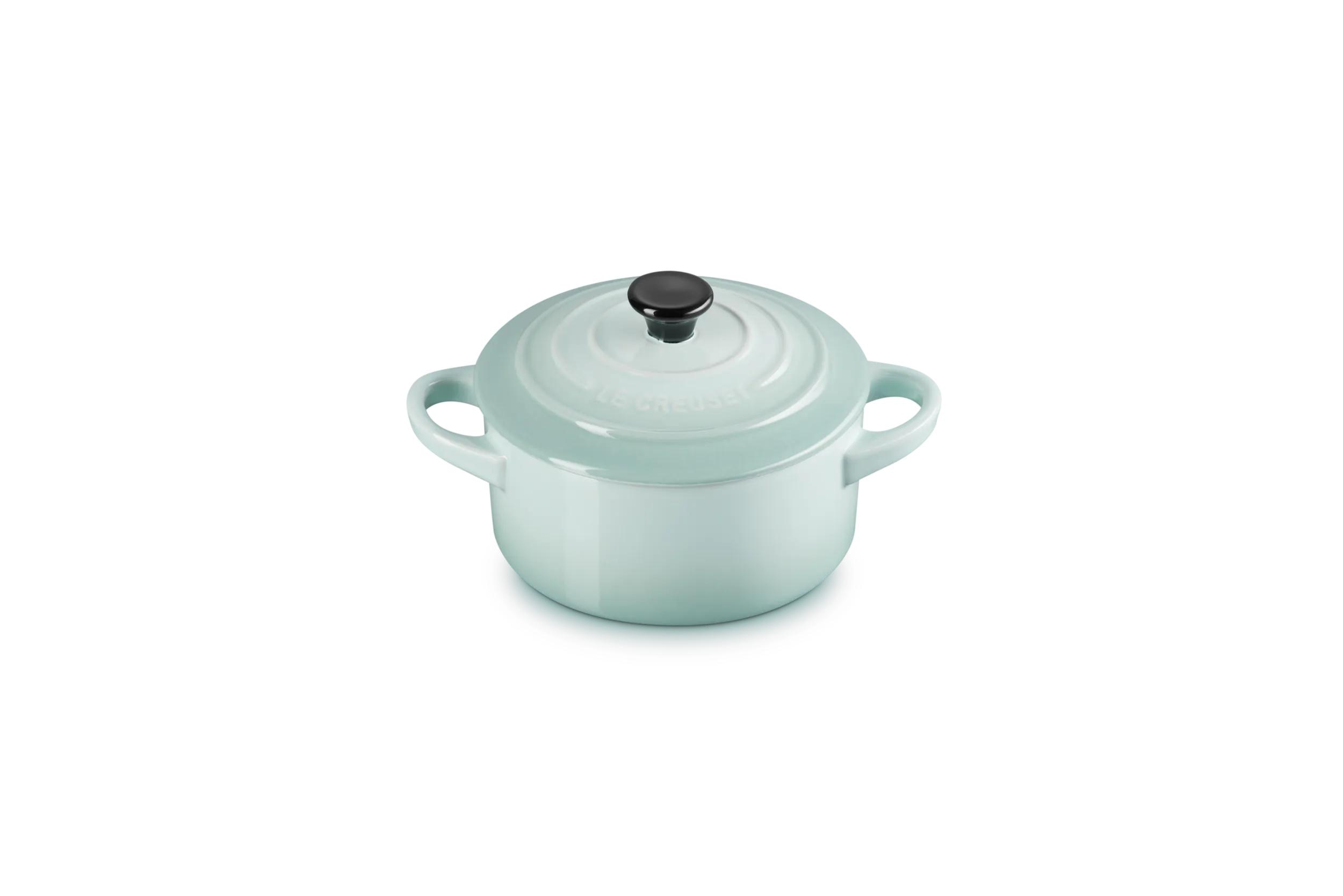 Mini cocotte cerámica de gres Le Creuset - Verde claro Verde claro-3