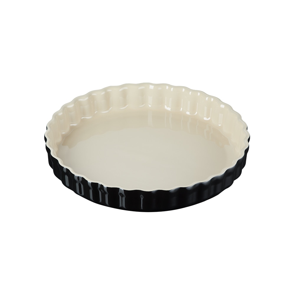 Molde tarta de cerámica de gres Le Creuset - Negro 28 cm Negro-1