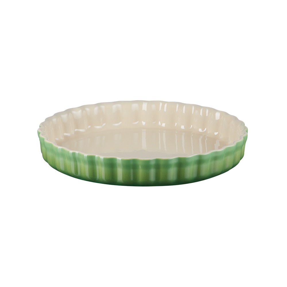 Molde tarta de cerámica de gres Le Creuset - Verde 28 cm Verde-1