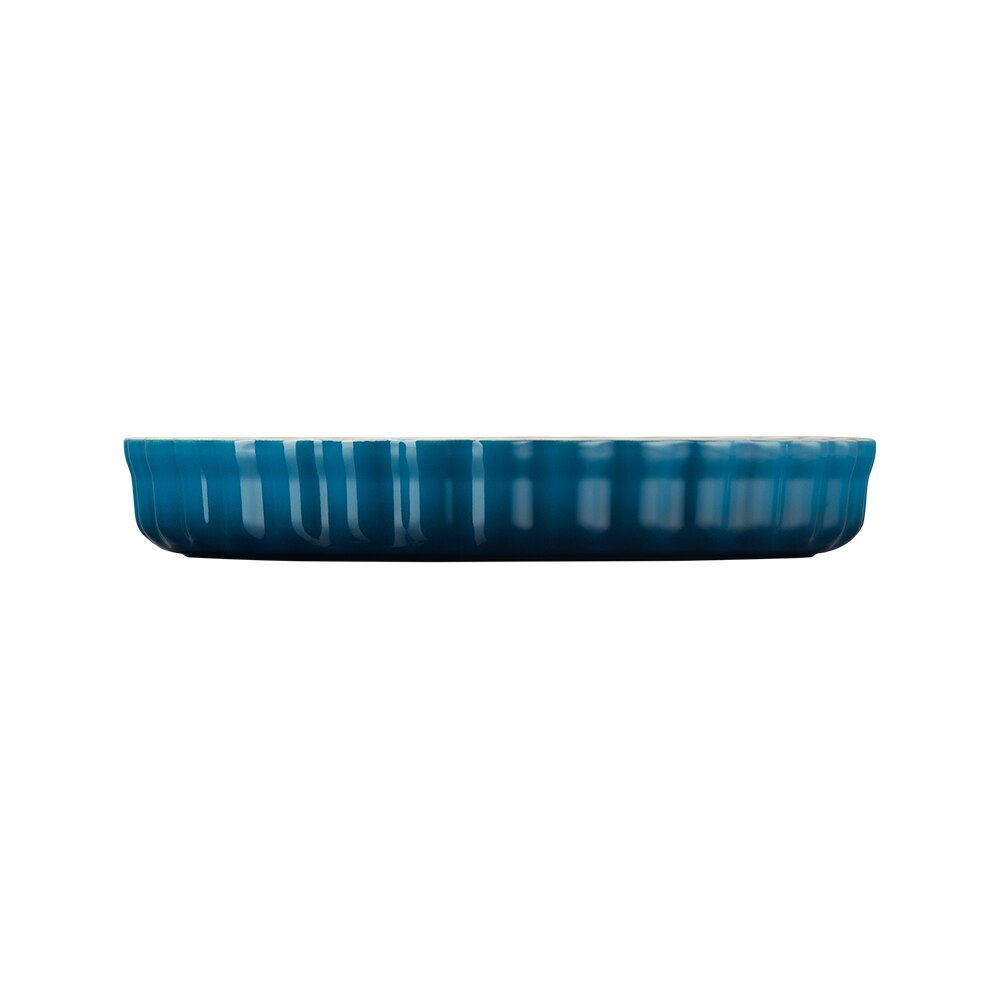 Molde tarta de cerámica de gres Le Creuset - Turquesa 28 cm Turquesa-2