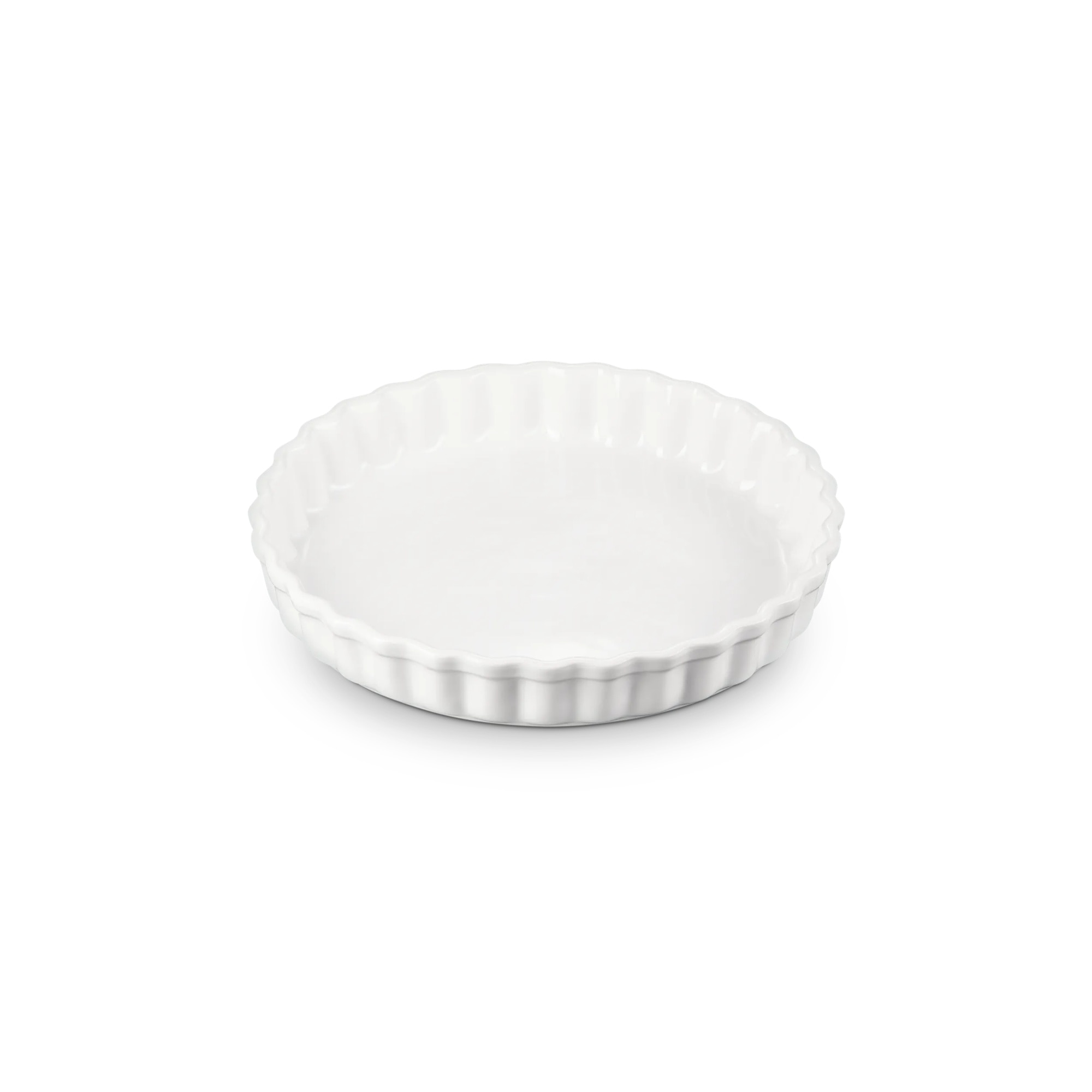 Molde tarta de cerámica de gres Le Creuset - Blanco 28 cm Blanco-2