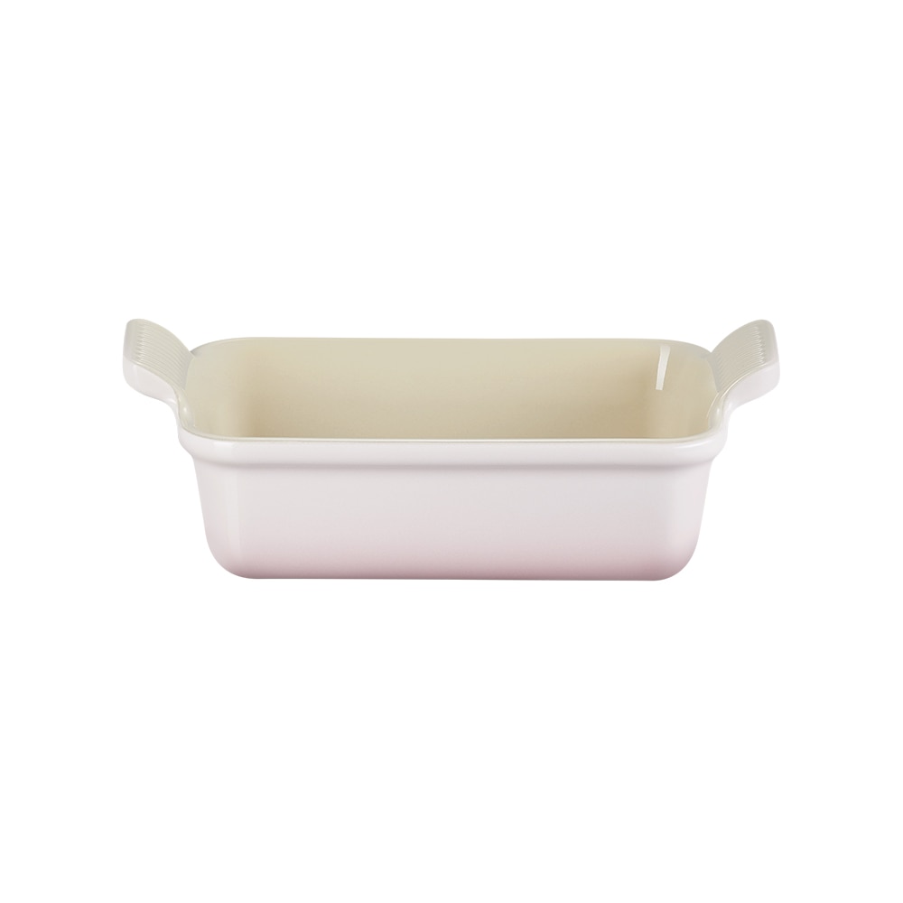 Bandeja rectangular Heritage de cerámica de gres Le Creuset - Rosa 19 cm Rosa-1