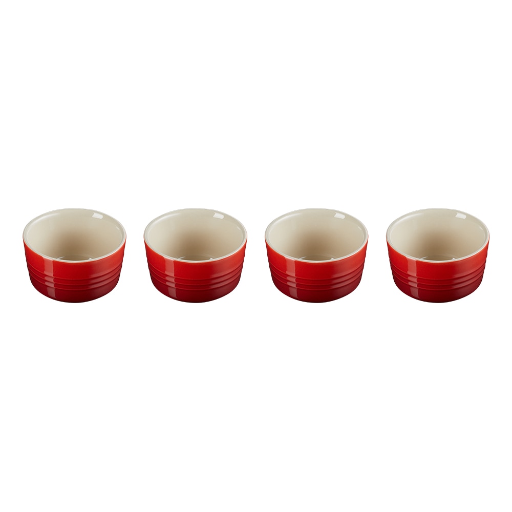 Set de 4 mini ramekines de cerámica de gres Le Creuset - Cereza Cereza-2