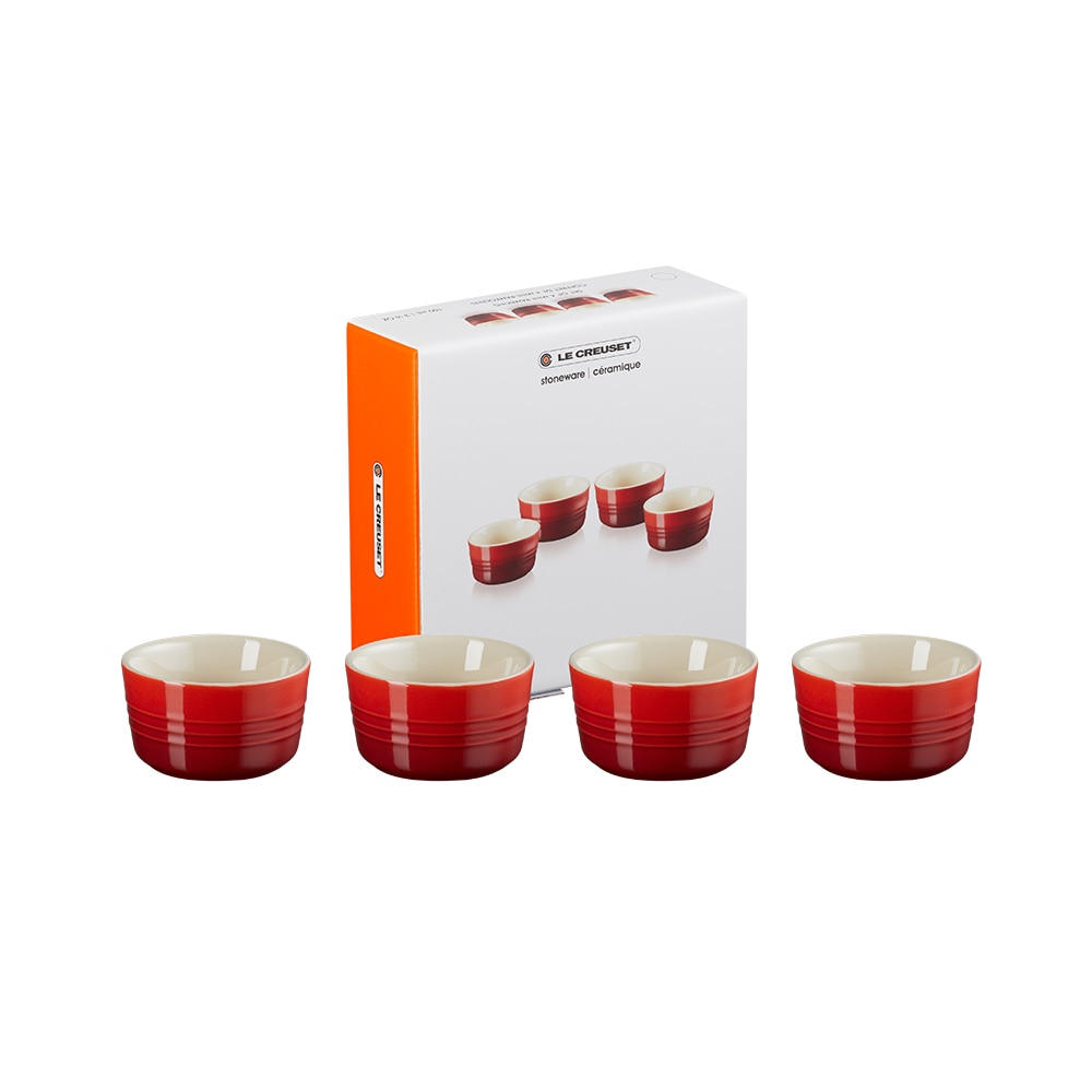 Set de 4 mini ramekines de cerámica de gres Le Creuset - Cereza Cereza-3