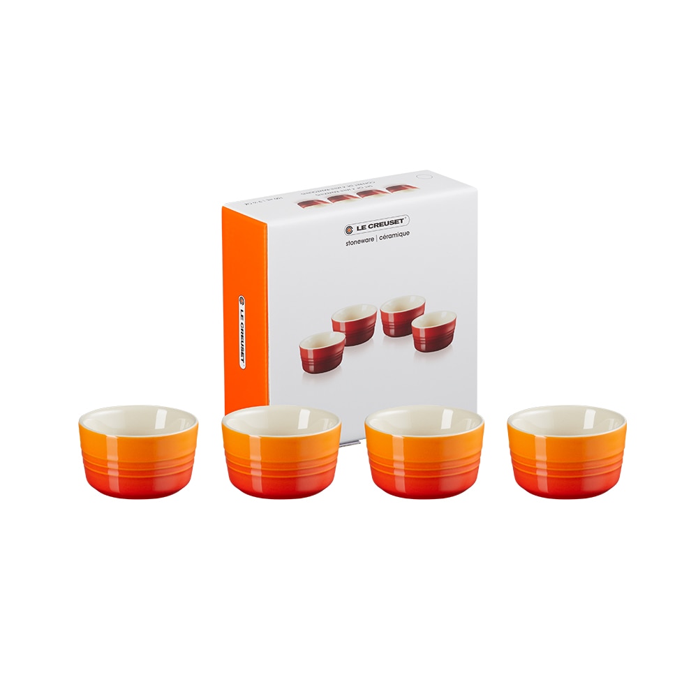 Set de 4 mini ramekines de cerámica de gres Le Creuset - Volcánico Volcánico-3