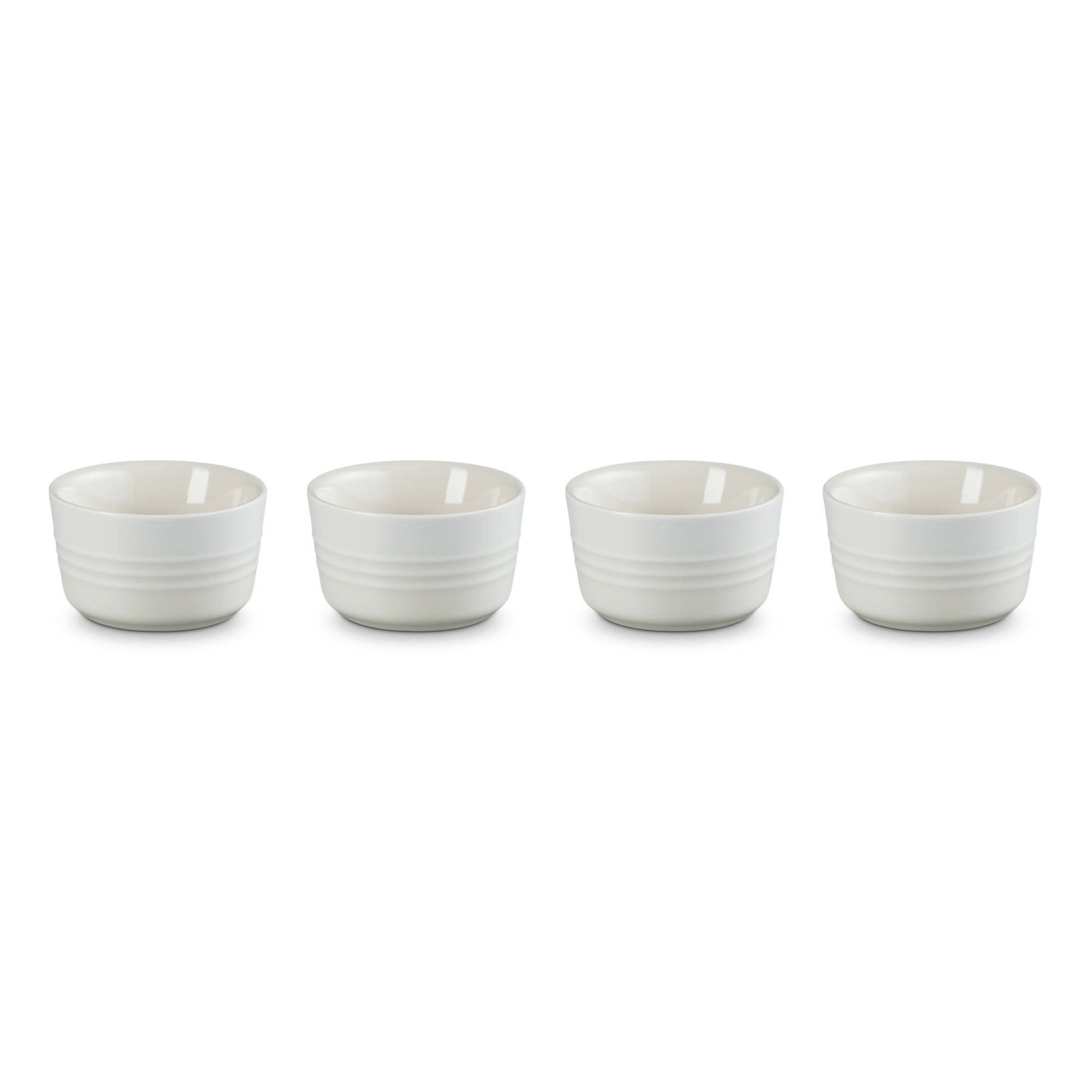 Set de 4 mini ramekines de cerámica de gres Le Creuset - Merengue Merengue-1